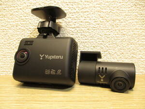 ユピテル 前後2カメラ ドライブレコーダー Y-210R 前後フルHD録画/GPS/HDR/Gセンサー/32GB SD付