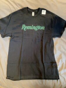 Remington 半袖Tシャツ 】USサイズM（日本L）黒: レミントン ラバープリント 狩猟 射撃 シューティング ハンティング