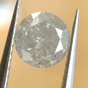 1ct ダイヤモンド　ナチュラルダイヤ ブラックペッパーのようなダイヤモンド 天然 ダイヤモンドルース