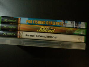 XBOX [US] 北米版ソフトセット / 一部国内版あり - PRO FISHING CHALLENGE JUICED UNREAL CHAMPIONSHIP ROBOTECH