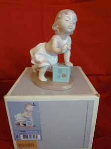 【1円スタート】リヤドロ LLADRO No.6428『My First Step』(はじめての一歩) フィギュリン 陶器人形 