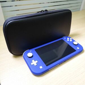 C-⑥【Nintendo Switch Lite】ニンテンドースイッチ ライト☆ブルー☆ケース付き☆動作確認済み