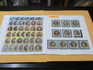 22L　P　№5　リベリア切手　1981年　歴代アメリカ大統領　39種+オマケ(写真1枚目右リーフ10枚)　未使用NH・VF