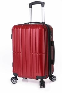 新品　軽量中型キャリーケース　スーツケースTSAロック 8輪 Wファスナー Mサイズ