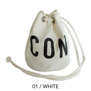 【新品未使用】CONVERSE コンバース ショルダーバッグ レディース 巾着バッグ ミニ おしゃれ かわいい 白【ホワイト】