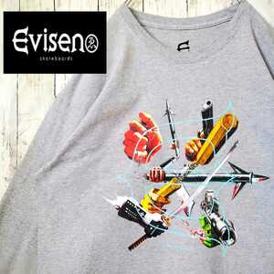 《Evisen Skateboards(エビセン)》seven arms ロンT