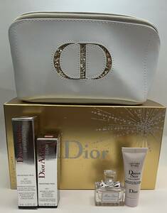 即決　未使用　Dior　クリスチャンディオール　ホリデー　オファー　HOLIDAY　ポーチ　口紅　香水　乳液　ミスディオール　コスメセット