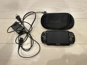 PS-vita 本体 PCH-1000 ブラック メモリーカード8GBのみ 初期化済み 中古美品