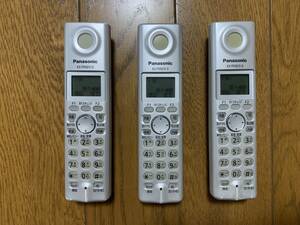 パナソニック コードレス電話子機 KX-FKN515-S 動作品 3台