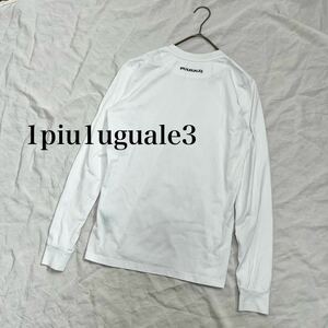 1piu1uguale3 ロンT トップス　長袖シャツ　IV M カットソー　長袖Tシャツ ホワイト