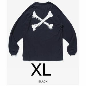 XL 21AW WTAPS CROSSBONES BLACK Tee ロンT クロスボーン Tシャツ 長袖　long sleeve 黒
