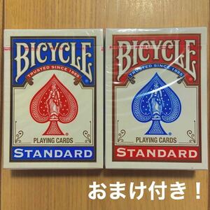 bicycle bycycle トランプ 1つ マジック 手品 バイシクルBICYCLE 赤 青 バイシクル バイスクル デック トランプ　カード