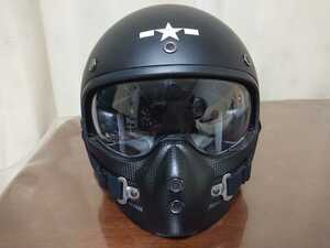 ハリソン(HARISSON) CORSAIR STAR DECO コルセア スターデコ ジェットヘルメット バイク L 