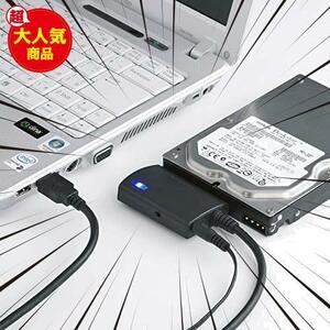 ★SATA-USB3.0_単品★ サンワサプライ SATA-USB3.0変換ケーブル HDD/SSD/光学式ドライブ ケーブル長0.8m USB-CVIDE3