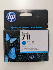 HPヒューレットパッカープリンター 711 純正インクカートリッジ　シアン