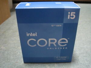インテル Intel Corei5-12600K BOX　新品未開封　送料無料