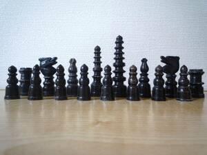 ［アンティーク］大理石のチェスの駒