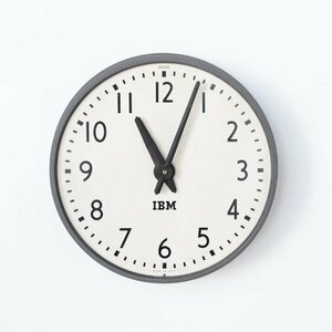 ヴィンテージ IBM 時計 ウォールクロック【＃4417】アメリカ USA 壁掛け時計 スクールクロック スチール ディスプレイ インテリア