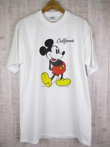 90s 　Velva Sheen Old Mickey Mouse　デッドストック　ベルバシーン　ミッキーマウス　Tシャツ　USA製　M