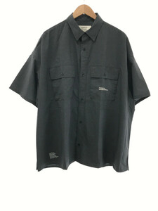 FreshService フレッシュサービス BEAMS別注 PERTEX(R) ODU Short Sleeve Shirt ショートスリーブシャツ ネイビー サイズ:F メンズ