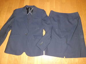13 大きいサイズ 　洋服の青山　シルク　エヌラインn-line preciousセットアップ　AOKI レミュー　就活スーツ