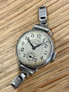 CLEAR アンティーク 手巻き レディース腕時計 スモセコ 