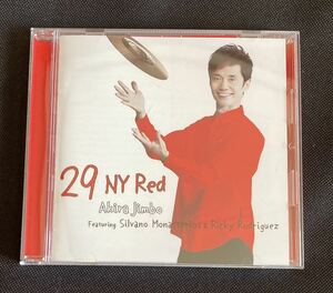神保彰 CD 29 NY Red featuring Silvano Monasterios & Ricky Rodriguez/帯あり