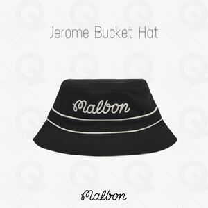 Malbon Jerome Bucket Hat - BLACK S/Mサイズ