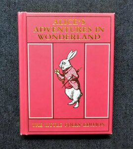 マクミラン版 不思議の国のアリス 白ウサギ 表紙 ルイス・キャロル/ジョン・テニエル 洋書 Alices Adventures in Wonderland Little Folks