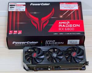 迅速発送 Red Devil Radeon RX 6800 「AXRX 6800 16GBD6-3DHE/OC」 正常動作品