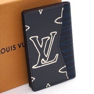 【極美品】ルイヴィトン Louis Vuitton モノグラムエクリプス ジャイアント オーガナイザードゥポッシュ カードケース 名刺入れ A0233