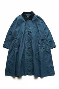 【美品】(21AW)Porter Classic - PARAFFIN CORDUROY SWING COAT - VINTAGE BLUE