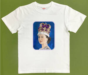 Tシャツ(L) エリザベス女王　グッズ　限定品