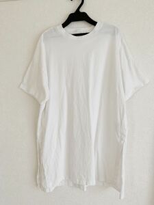 送料185円2.3回着用　Lサイズ　シンプルTシャツ　オーバーサイズ　綿　アメリカンホリック　半袖　ビッグシルエット ビッグTシャツ 白