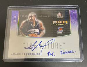 50枚限定 Amare Stoudemire Upper Deck Autographsサインカード Phoenix Suns 【the future入り】