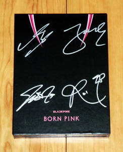 BLACKPINK◆韓国2ndアルバム「BORN PINK」CD (PINK Ver.)◆直筆サイン