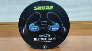 【保証付】新品未使用品 SHURE シュア (第2世代) AONIC 215 完全ワイヤレス高遮音性イヤホン