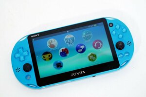SONY PlayStation Vita Wi-Fiモデル ホワイト/水色系 PCH-2000 中古良品 作動OK 迅速対応