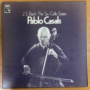 【3LP】カザルス/バッハ　無伴奏チェロ組曲【UK】220924/Pablo Casals/Bach Cello suites
