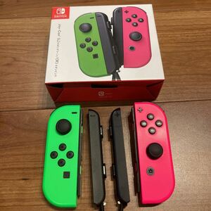 Nintendo Switch ジョイコン ネオンピンク ネオングリーン Joy-Con 任天堂 スイッチコントローラー 