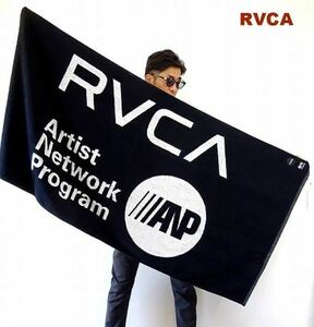 RVCA バスタオル ルーカ ルカ ビーチタオル 大判 サーフタオル BLACK 黒 サーフィン