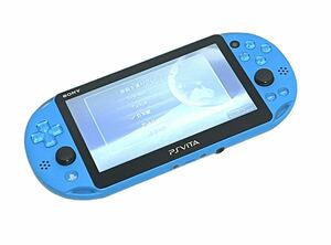 【極美品】PlayStation Vita Wi-Fiモデル アクアブルー (PCH-2000ZA23)　動作良好