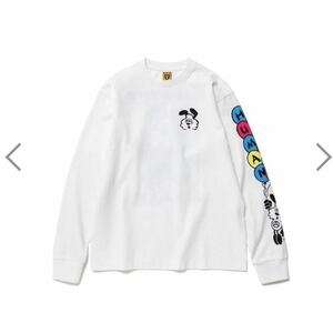 1円スタートHUMAN MADE VICK LONG SLEEVE T-SHIRT White ヒューマン メイド ヴィック ロングスリーブ Tシャツ ホワイト