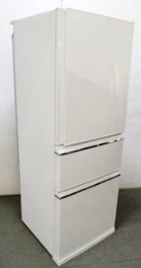 三菱　MITSUBISHI　冷蔵庫　3ドア　330L　MR-CX33D-W　動作良好　パールホワイト　氷点下ストッカー　全段ガラスシェルフ　有名メーカー品