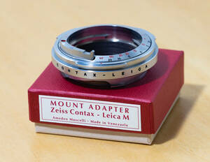アメデオ アダプター Zeiss Contax - Leica M 距離計連動 Amedeo Adapter