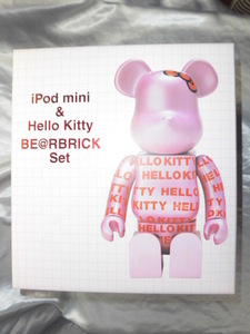 即決 メディコムトイ BE@RBRICK iPod mini HELLO KITTY ハローキティ ベアブリック 400% マスコット3個 KUBRICK キューブリックフィギュア