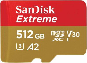 SanDisk ( サンディスク ) 512GB Extreme microSDXC UHS-I アダプタ付
