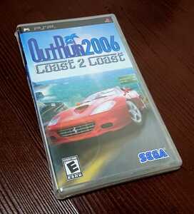 SONY PSP「OutRun 2006 coast 2 coast」SEGA アウトラン セガ プレイステーション・ポータブル 日本国内未発売 新品 未使用 未開封
