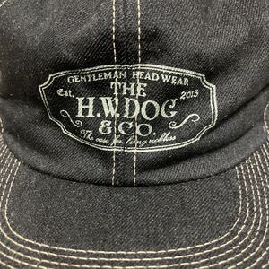 THE H.W.DOG&CO. ドッグアンドコー TRUCKER CAP トラッカーキャップ BLACK INDIGO ブラック インディゴ DENIM デニム 帽子 2020 限定モデル