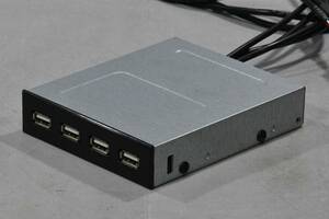 動作保証★3.5インチベイ内蔵 USB2.0 4PORT フロントパネル★900